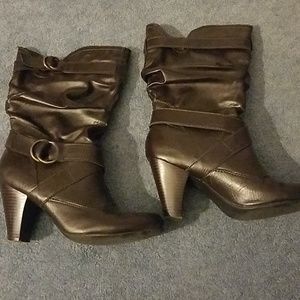 Brown boots